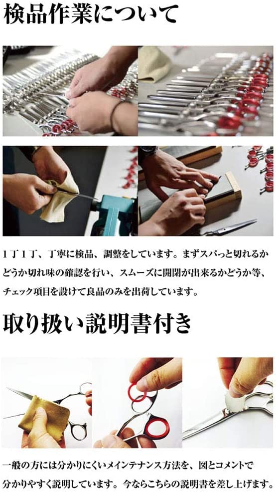 DEEDS GTZ Professional Hairdressing Scissors with Forged from a Japanese Scissor Manufacturer Scissors, 6.0-inch, Finish,