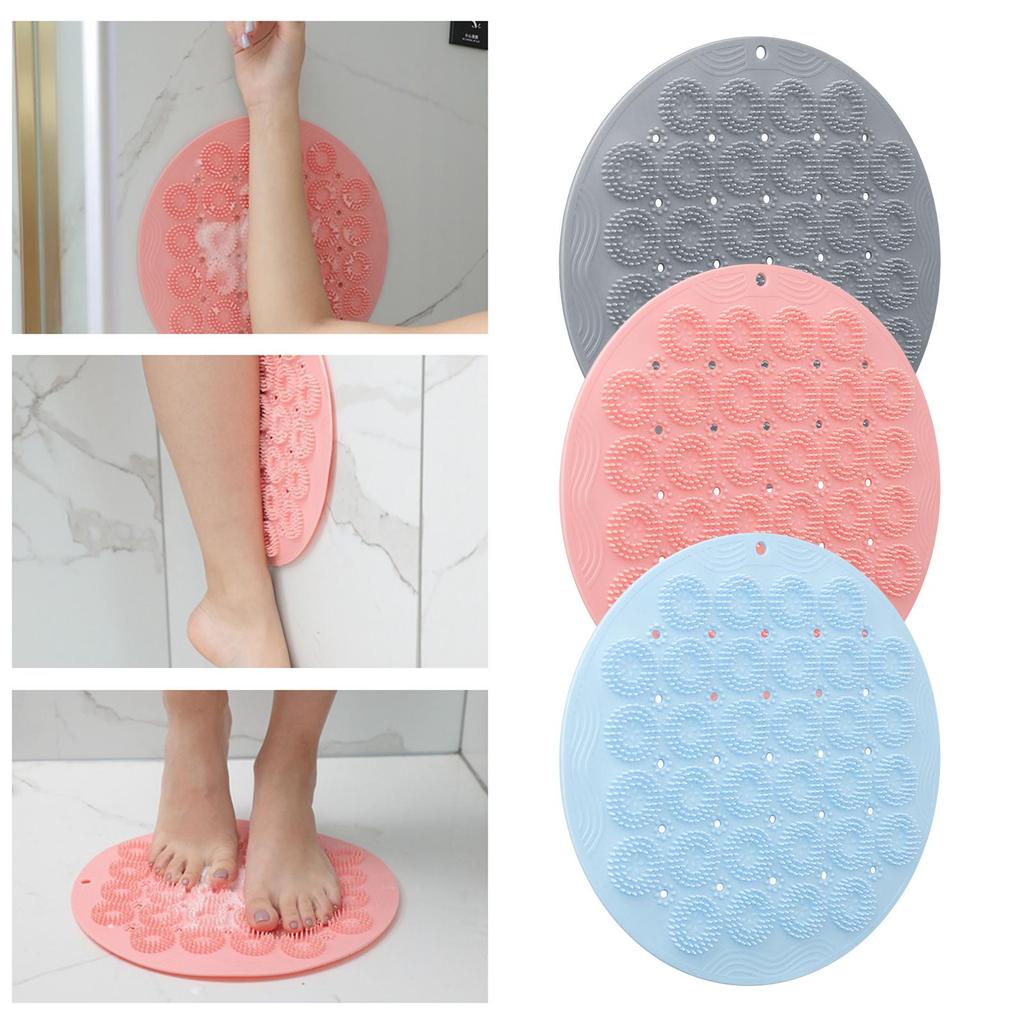 Bathroom Bath Cushion Brush Back Cushion Bath Non Slip Multifunctional