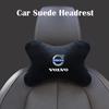 Dla XC90 XC60 V50 S60 V70 V60 V40 S90 olestar AWD XC40 S80 T6 V90 Samochodu Zamszowy Zagłówek Podpora Karku Akcesoria do Siedzeń Samochodowych