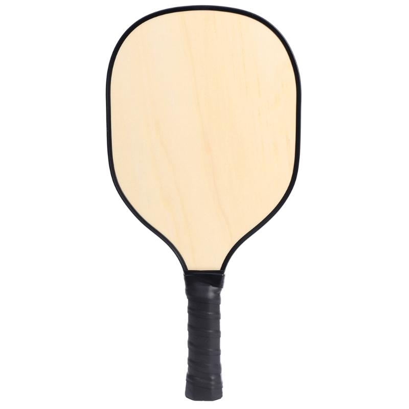 

Wood Pickleball Racket Pickleball Paddle Lightweight Pickleball Rackets with Ergonomic Cushion Grip Gifts for Men Women 1