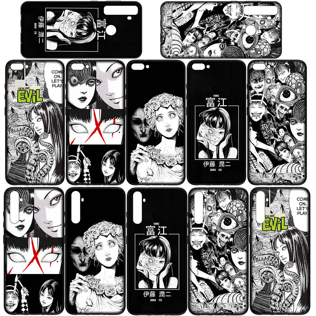 for Samsung Galaxy S25 S24 S23 iPhone 17 16 15 Xiaomi Redmi Note 14 13 12 11 Plus Pro Max XR A57 Phone Case Comics Tomie Junji Ito OPPO Huawei Cover