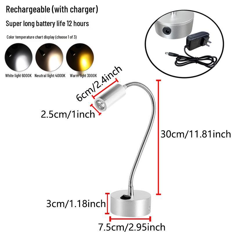 Wireless Jewelry Display Spotlight with Battery