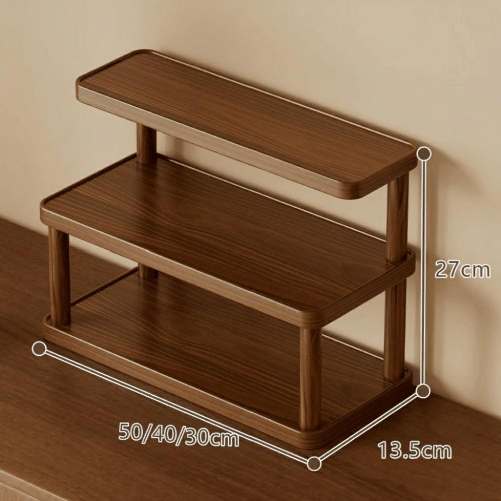 New Thickened Cup Storage Rack Multilayer Retro Style Teacups Holder Sturdy Space Saving Coffee Mug Stand Office Kitchen