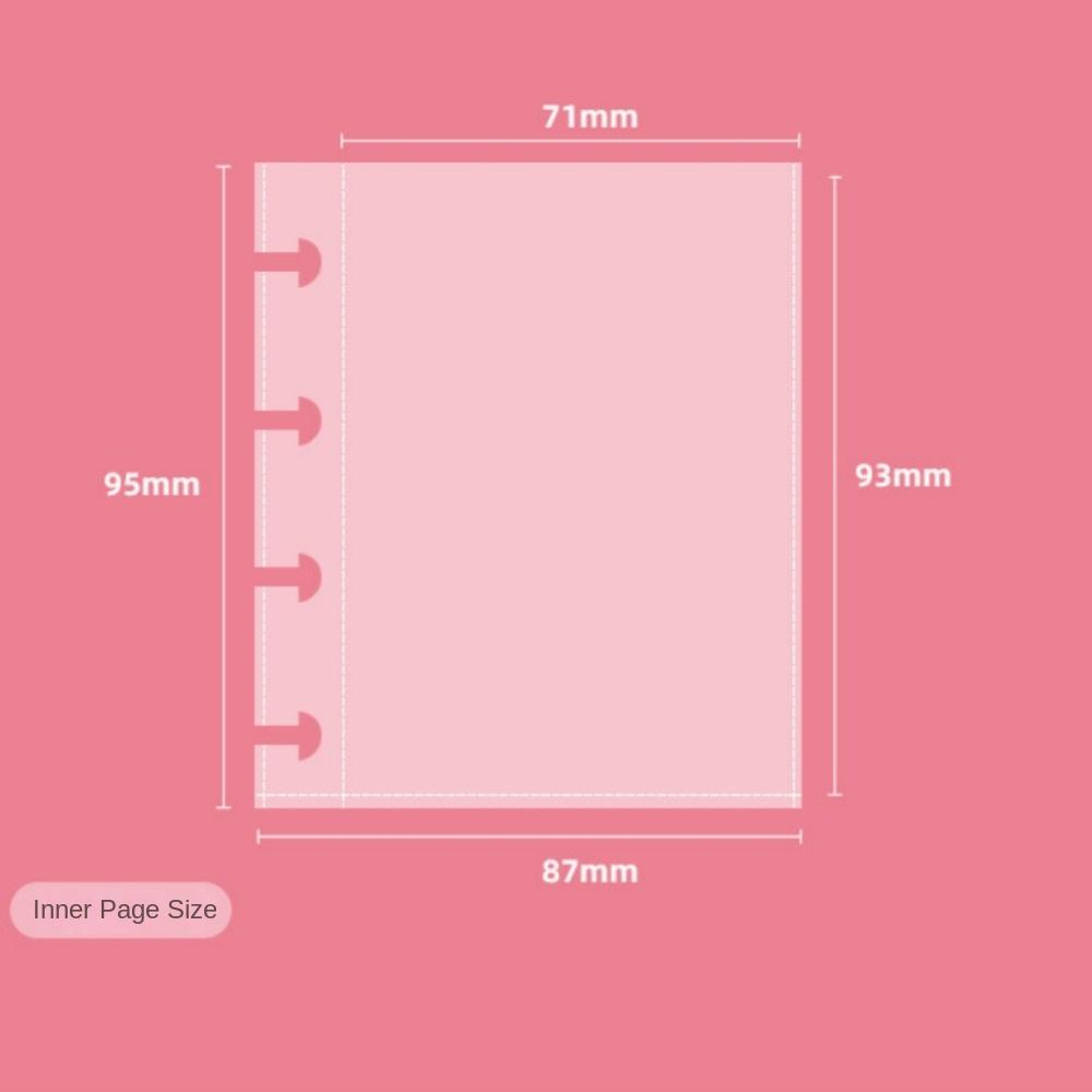 Colorful Crushed Ice Photocard Binder 3 Inch Idol Card Collect Book New Card Album  Unisex