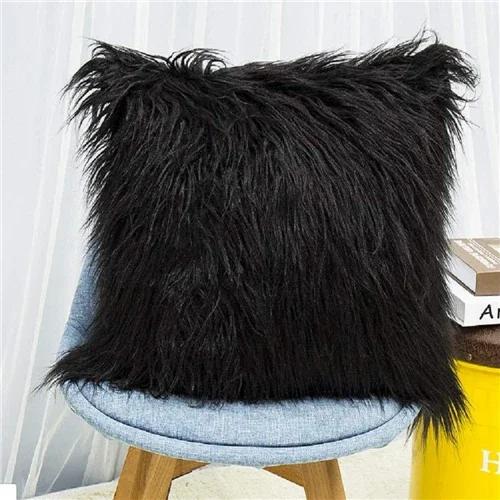 Soft Fur Plush Cushion Cover Home Decor Pillow Covers Living Room Bedroom Sofa Decorative pillowcase 45x45cm shaggy fluffy cover