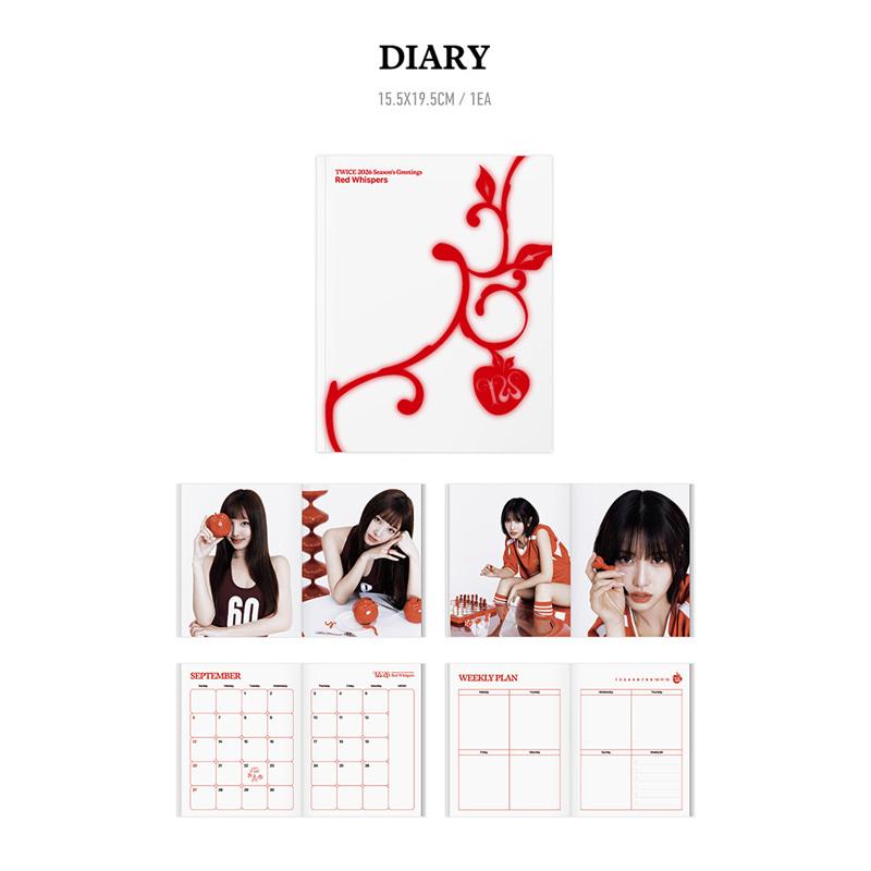 [PRE ORDER] TWICE – 2026 Season’s Greetings [RED WHISPERS]