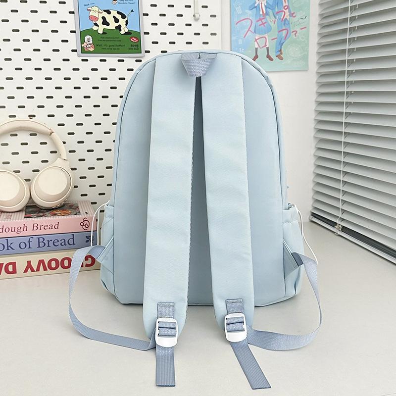 Schoolbag new high-value Japanese ins fresh and sweet candy-colored backpack, lightweight and large-capacity backpack for junior and senior high