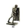 Metal Copper Lost Roman Legionnaire Archer Shield Soldiers Model Figurines Miniatures Car Decorations Toy Ornament Gift