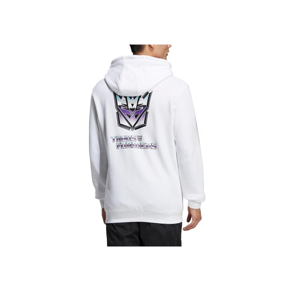 Adidas X Transformers Cartoon Print Hoodie Men Hoodies White HN4182