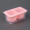 Large Round Ice Cube Tray With Lid, 2 Cavity Silicone Ice Mold, Household Big Ice Making Container Freezing Tool