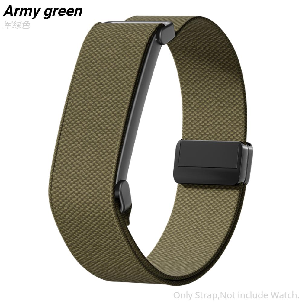 Sport Nylon Braided Watch Strap For Google Fitbit Air Loop Bracelet Breathable Band Wristband for Fitbit Air Fitness Tracker Magnetic Band