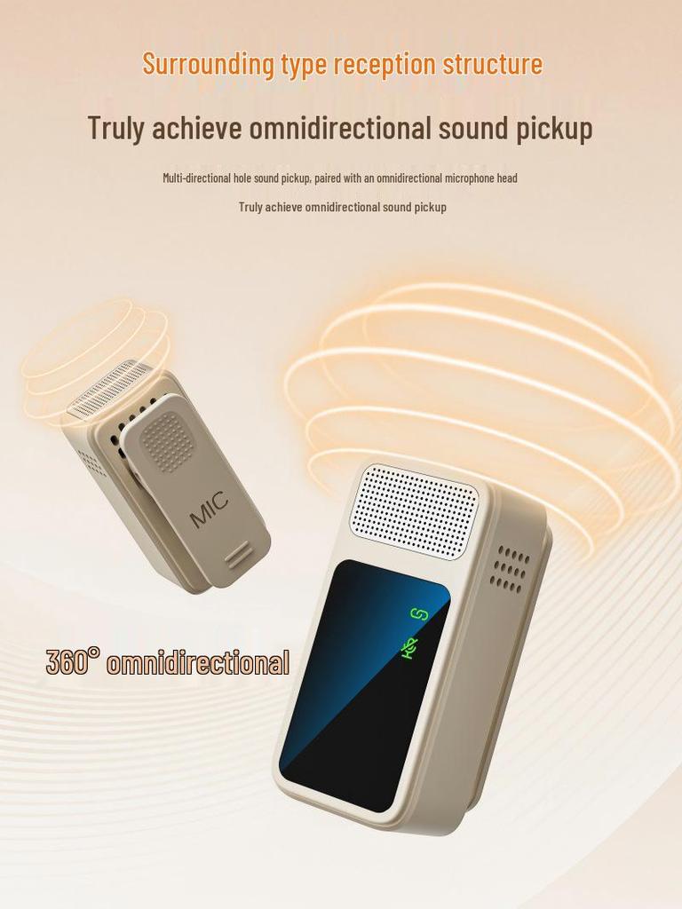 Wireless Dual-Microphone Portable Waist Speaker for Teachers