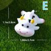 Mini Cute Cow Figurine Craft Miniature Model Home Decoration Accessories Desktop Garden Micro Landscape Ornaments Gift