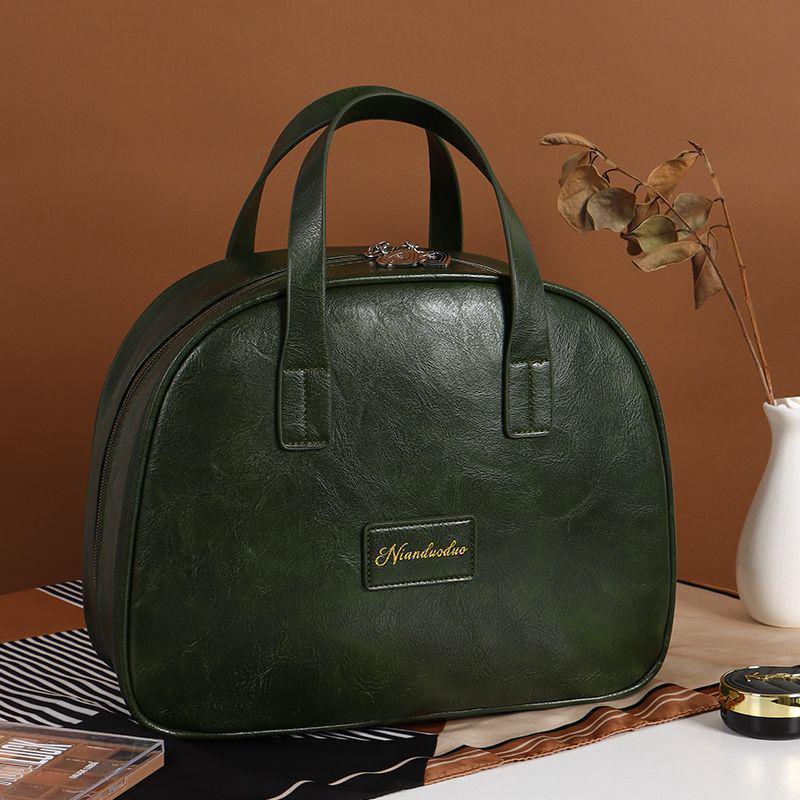 Роскошная водонепроницаемая дорожная косметичка для женщин - Портативная, ручная, с отделениями