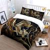 Egyptian-Themed Art Decor Set Exquisite Three-Piece Bedding Set Gift For Kids And Adults