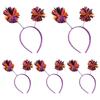 Festive Headband Perfect for Masquerade Parties Cute Pompoms Dress Up Supplies
