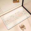 Bathroom Absorbent Floor Mat, Diatom Mud Quick-drying Mat, Toilet Door Carpet, Toilet Anti-skid and Anti-drop Foot Mat