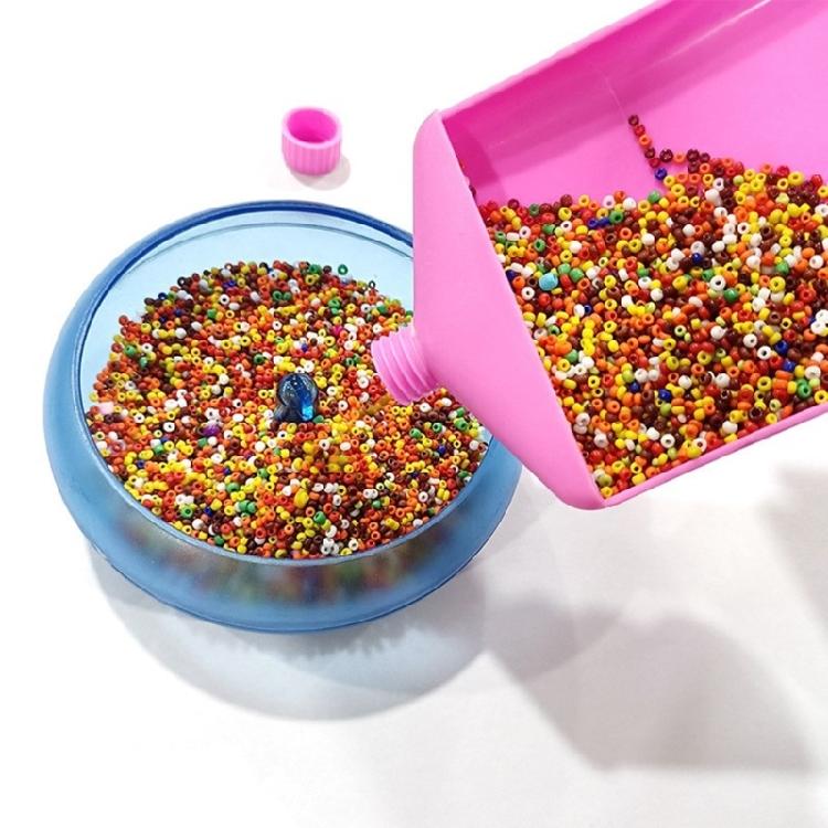 2Pieces Bead Handling Tray Beading Supplies Bead Sorting Tray Bead Funnel Tray Bead Pouring Tray Suitable for Beads