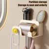 Hair Dryer Holder Wall Dryer Cradle Straightener Stand Hairdryer Organizer Box Toilet Blower Holder Shelf Bathroom Accessories
