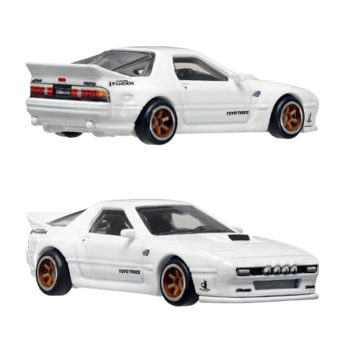 Hot Wheels Premium 2 Pack Mazda RX7 FC Pandem / '04 Mazda Mazdaspeed Miata [Mini Car] [3 lata i więcej] HRR75