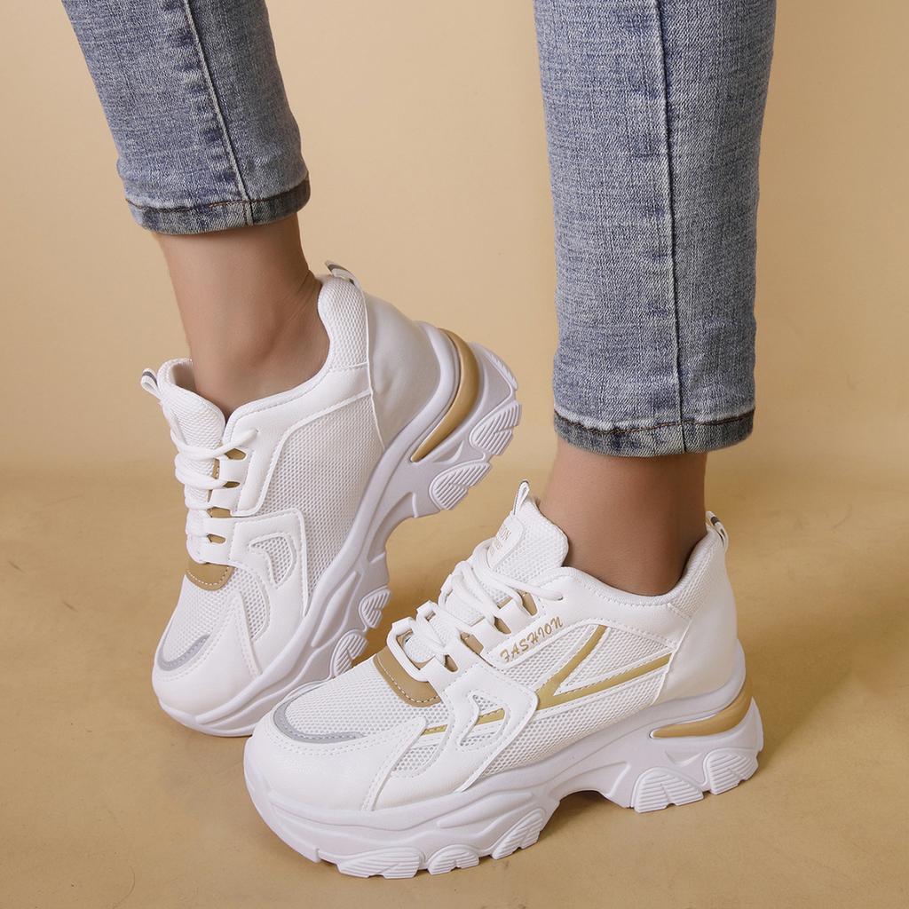 Fashion Women Sneakers 2025 Fashion Comfortable Vulcanized Shoes Women Summer Breathable Anti-slip Outdoor Sneakers Zapatos De Mujer