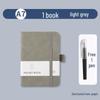 A7 Portable Leather Pocket Notebook with Elastic Band
