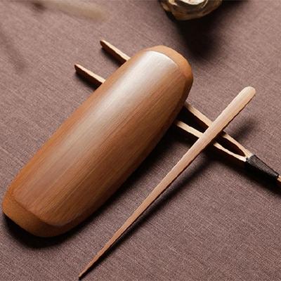 3Pcs Bamboos Teas Utensils Collection Feature Flower Engraving Smooth Craftsmanship For Safe Handling And Pleased Teas Experiences