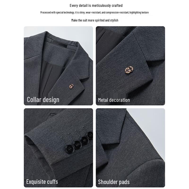 ROMON Men's Business Formal Suit Set