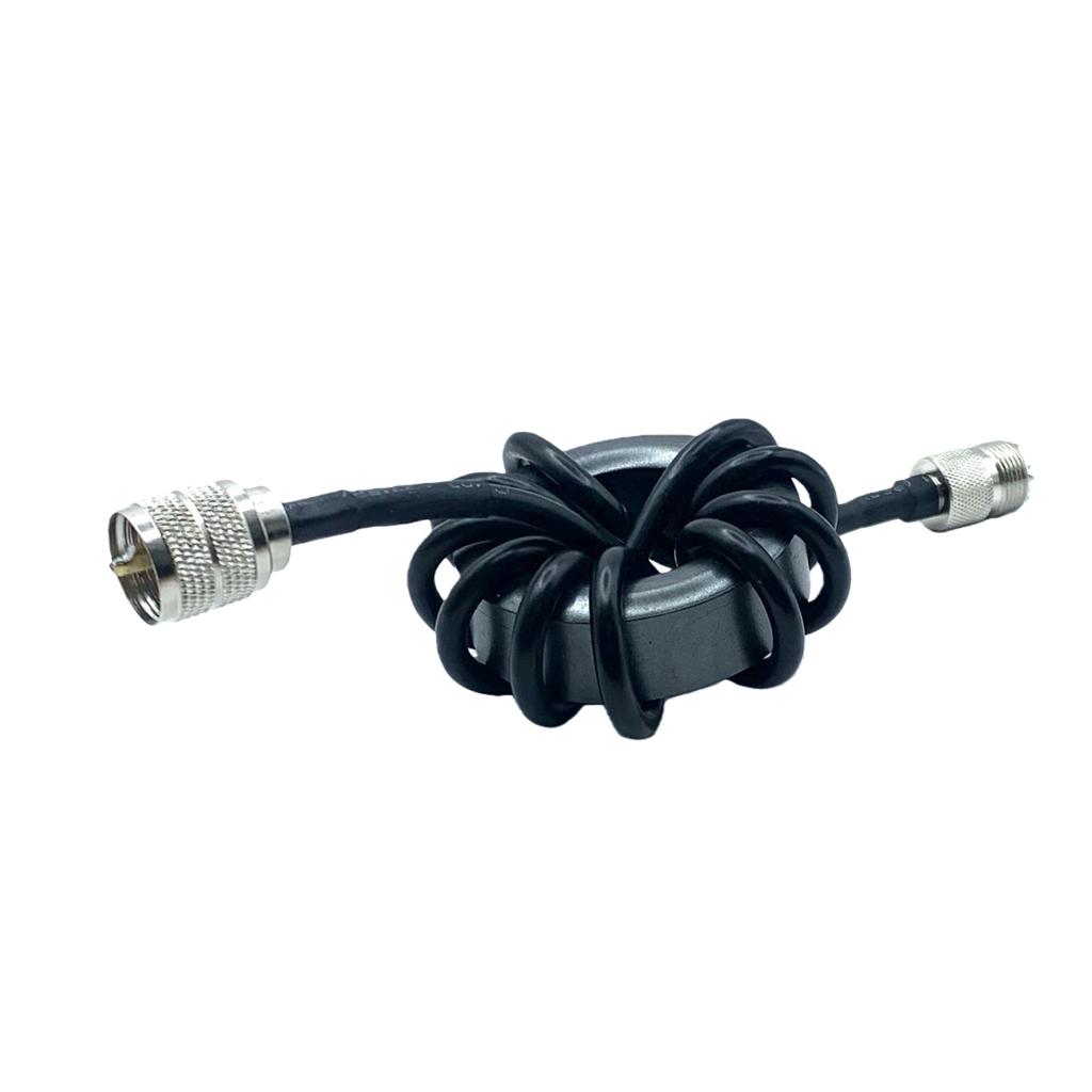 Shortwave Choke Magnetic Rings 1.8-30MHz Portable Common Mode Choke Shortwave Choke Balun for HF Shortwave Radio Accessories