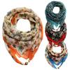 Luxury Women's Neck Scarf Chiffon Headscarf Fashion Square Scarf  Spring