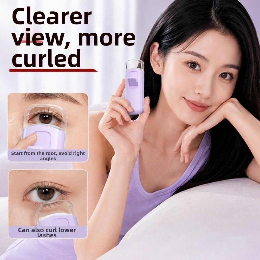 Fast Heating Heated Eyelash Curler Long-Lasting Lift Eye Lash Curlers Electric Lash Curler Women