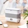 Electric Lunch Box Double Layer Insulated Food Heater for Dormitory Kitchen Office Travel Food Storage Container