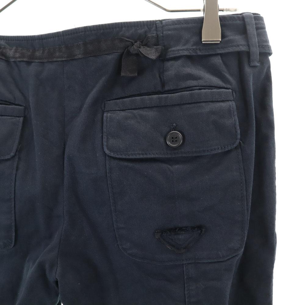 Prada Made In Italy Cropped Pants 40 Charcoal Black Uncle Women Used