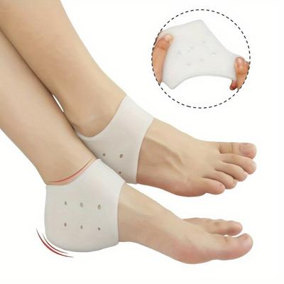 2pcs Heel Cups For Plantar Fasciitis, Gel Cups For Achilles Tendonitis Bone Spur Aching Feet Relieve Pain For Man And Women