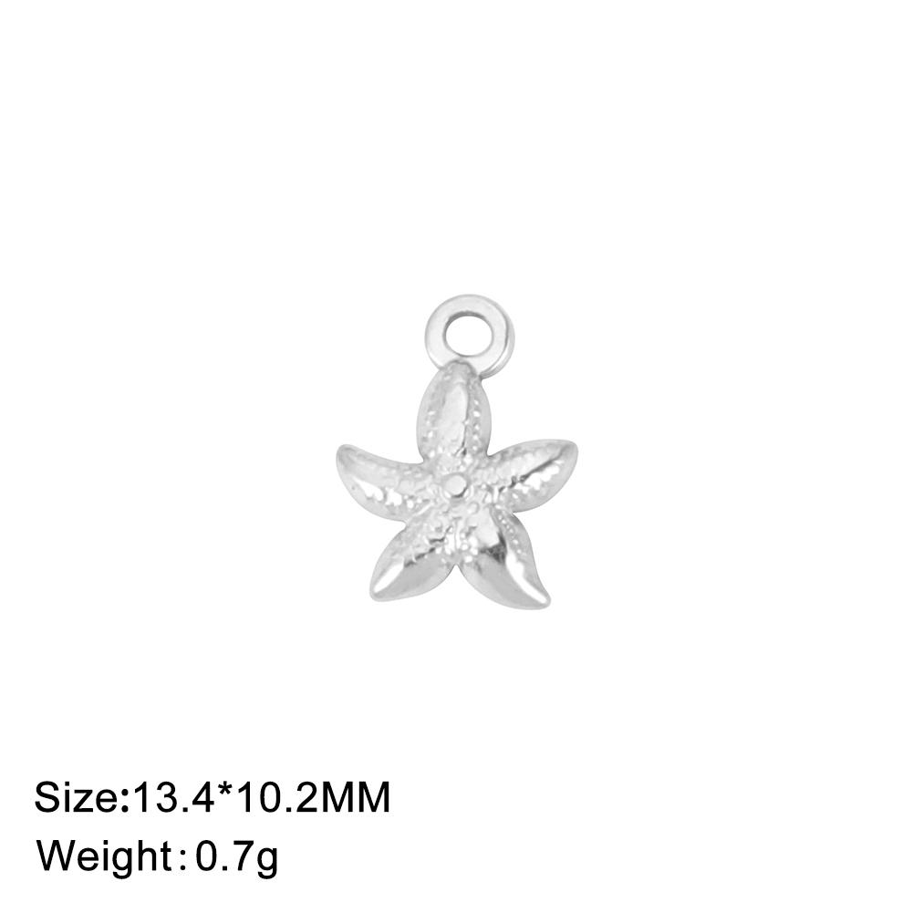 

Teamer Stainless Steel Charms for Jewelry Making Gold Color Heart Sun Starfish Pendant for Bracelet Necklace DIY Wholesale