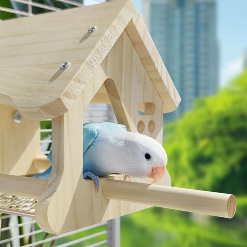 Parrots Grinding Scratchers Perch Bird Stand Cage Toy House Rack Toy Grinding Perch Birdhouse Supplies