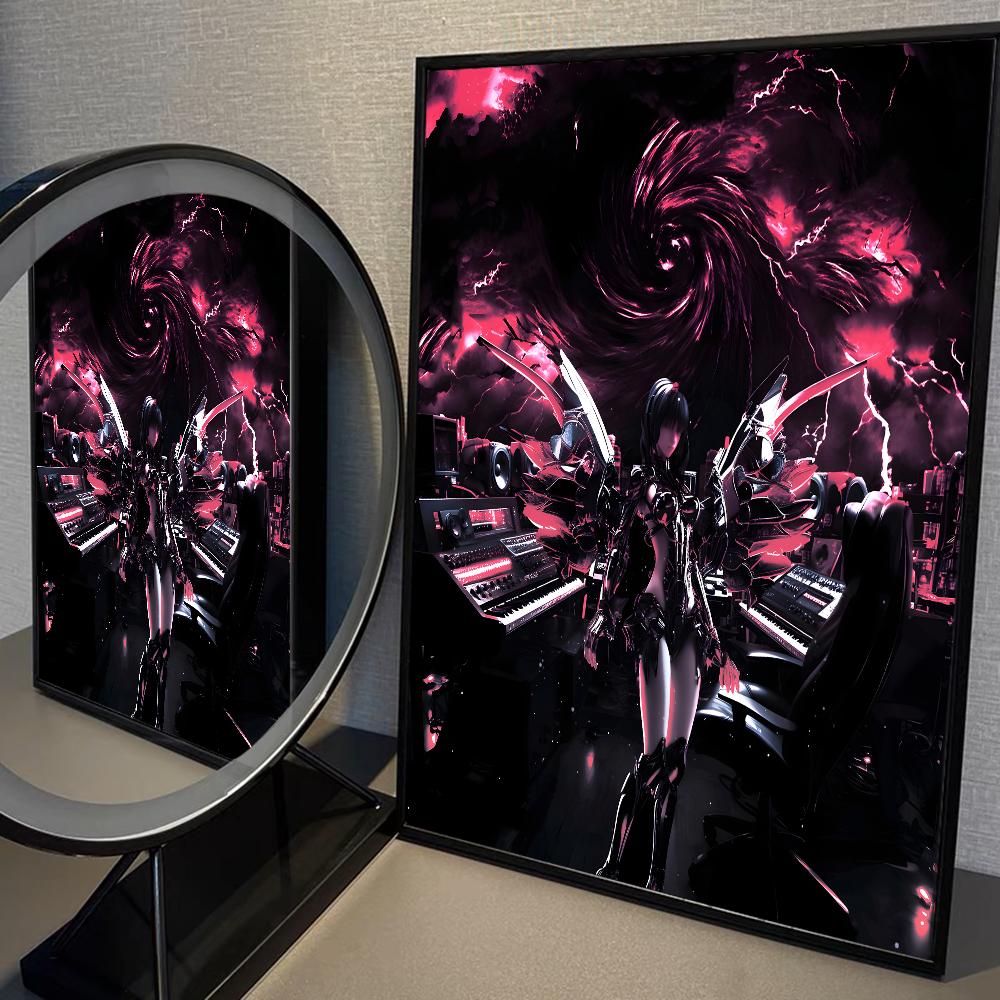 

Рэпер O-Odetari Классические винтажные постеры Белая книга Печать постеров Художественное произведение Kawaii Декор комнаты 21cm×30cm NoFrame