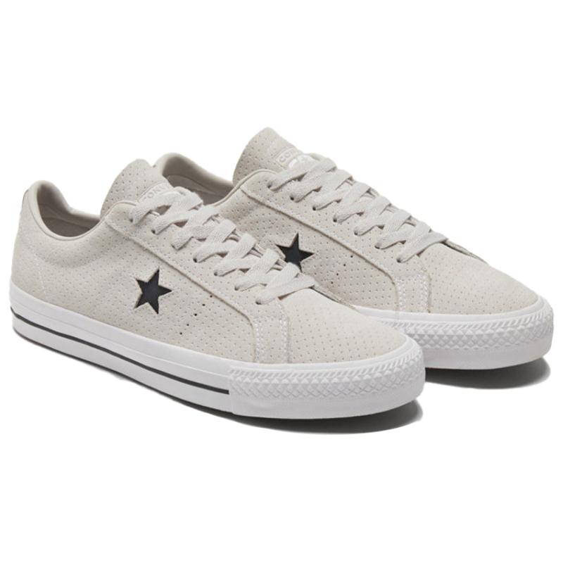 Converse One Star Pro simple and comfortable non-slip and wear-resistant low-top board shoes for men and women in off-white