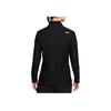 Nike Dri-FIT ADV Quarter-Zip Solid Breathable Long Sleeve T-Shirt Women Tops Black FD5628-010