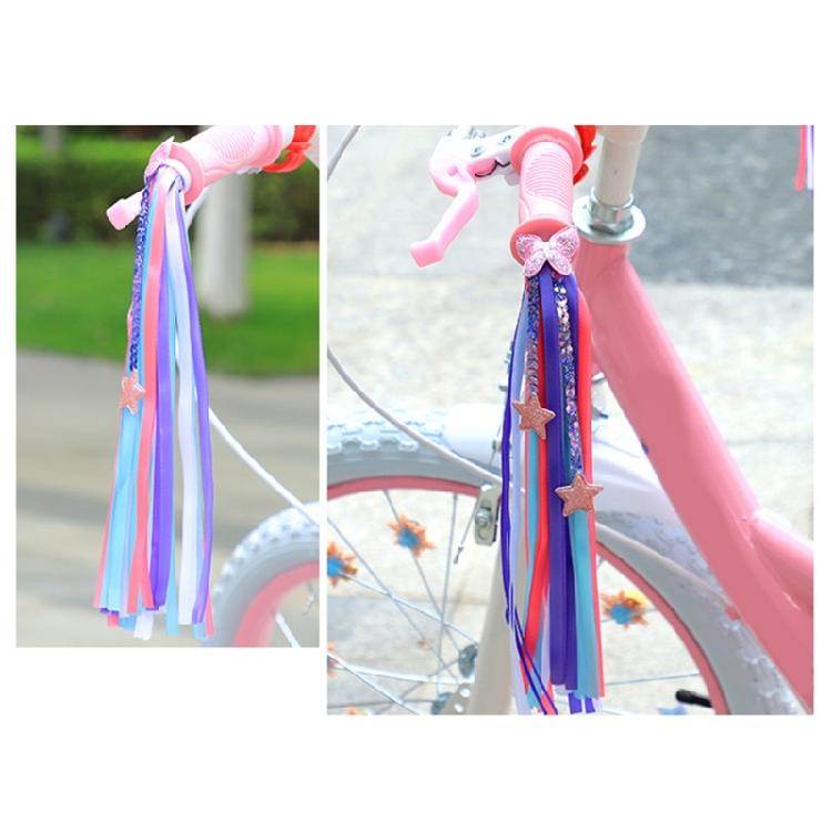 Fashion Bike Handlebar Streamers Bike Tassels Ribbon Ornaments Colorful Bike Streamers Cycling Decorate Accessory