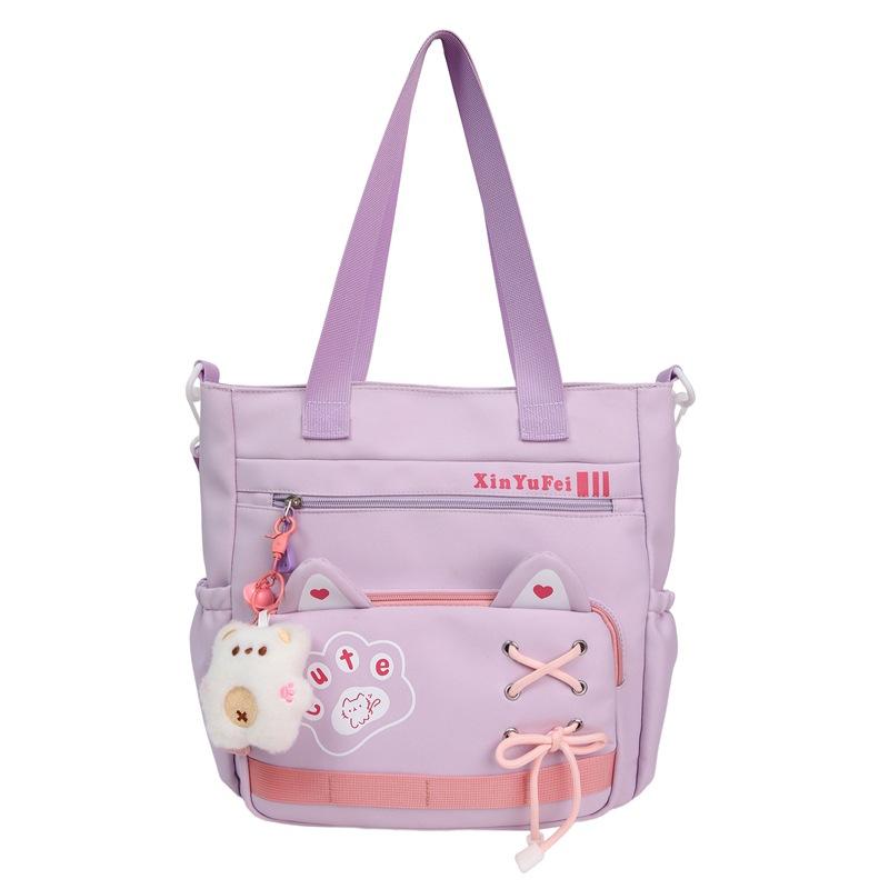 New backpack fashion kitten large capacity shoulder backpack junior high school students backpack high value school bag