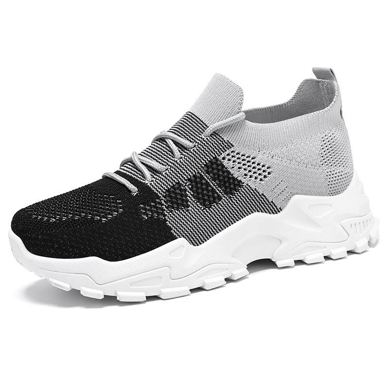 Shoes Women's Sports Shoes Summer New Versatile Women's Single Shoes Fly-woven Breathable Mesh Shoes Soft Sole Not Tired Feet Running Shoes