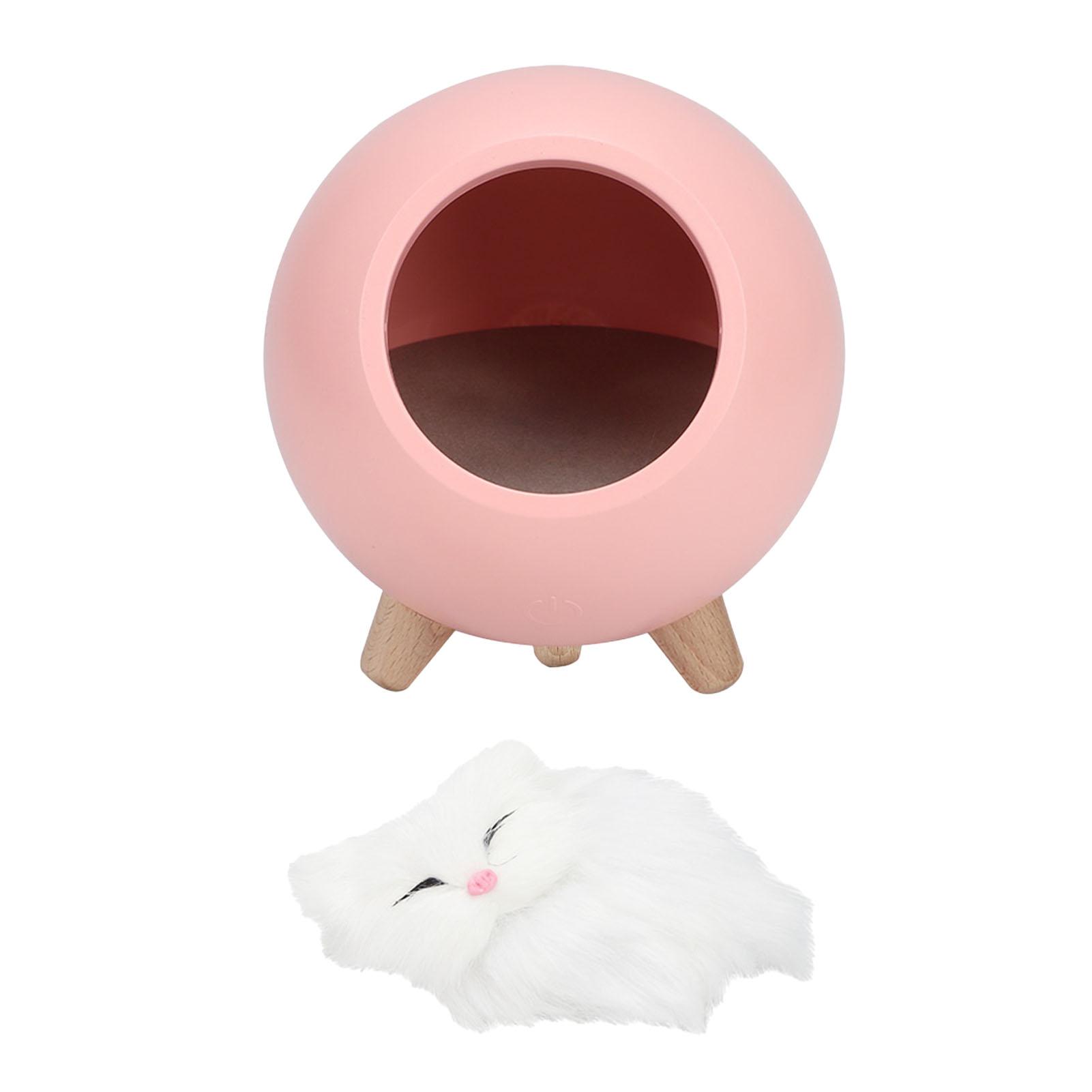 

Cute Cat Night Light Little Pet House LED Night Lamp Bedroom Lighting Atmosphere Lamp pink
