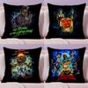 R-Return Of The Living Dead Cushion Cover Plush Fabric Soft Double-Sided Printed Sofa Warm Winter Home Gift Pillow Cover