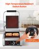Commercial Panini Press Grill Sandwich Maker Griddle Plate 22x23 cm