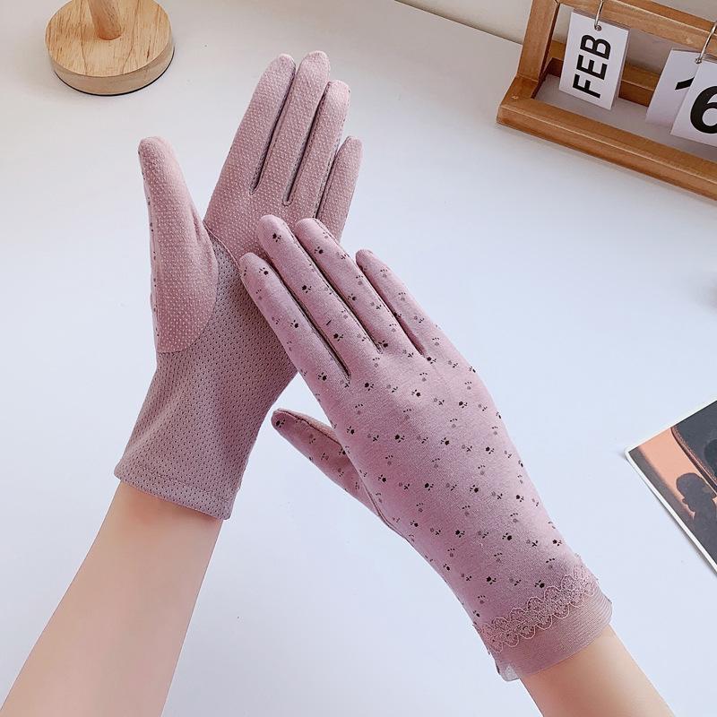 Sunscreen Gloves Thin Pure Cotton UV Protection