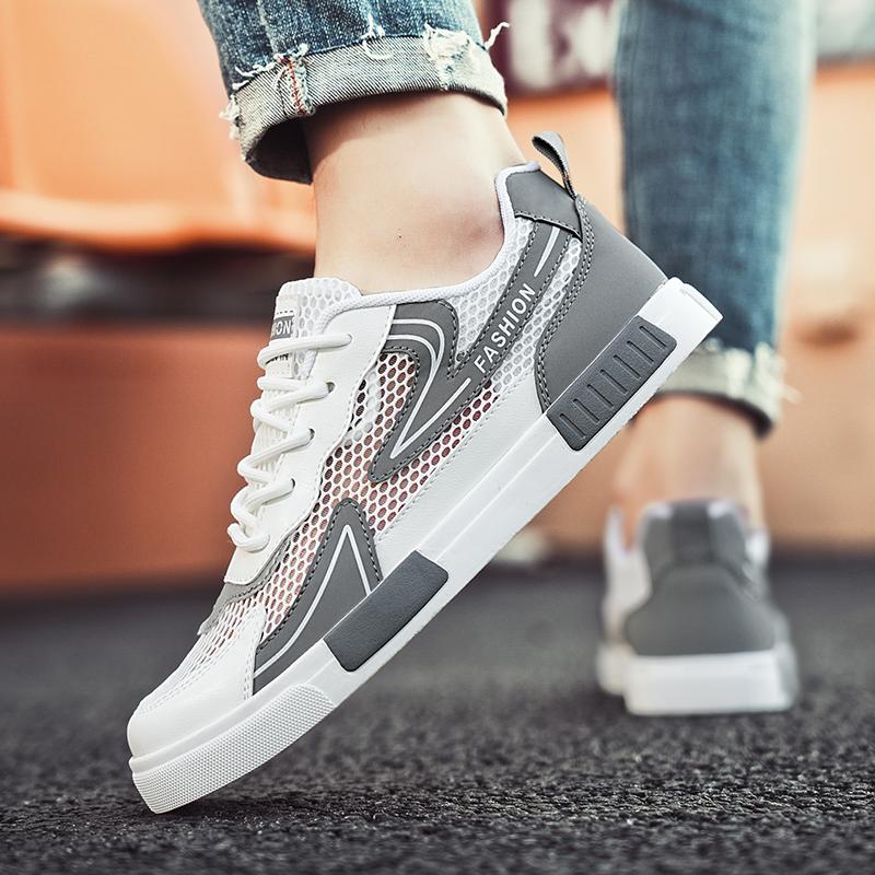 Stor Storlek 47 Herrskor Sneakers Herr Fritidsskor Lyxiga Andningsbara Herr Promenadskor Trendskor för Män Löparskor Herrskor