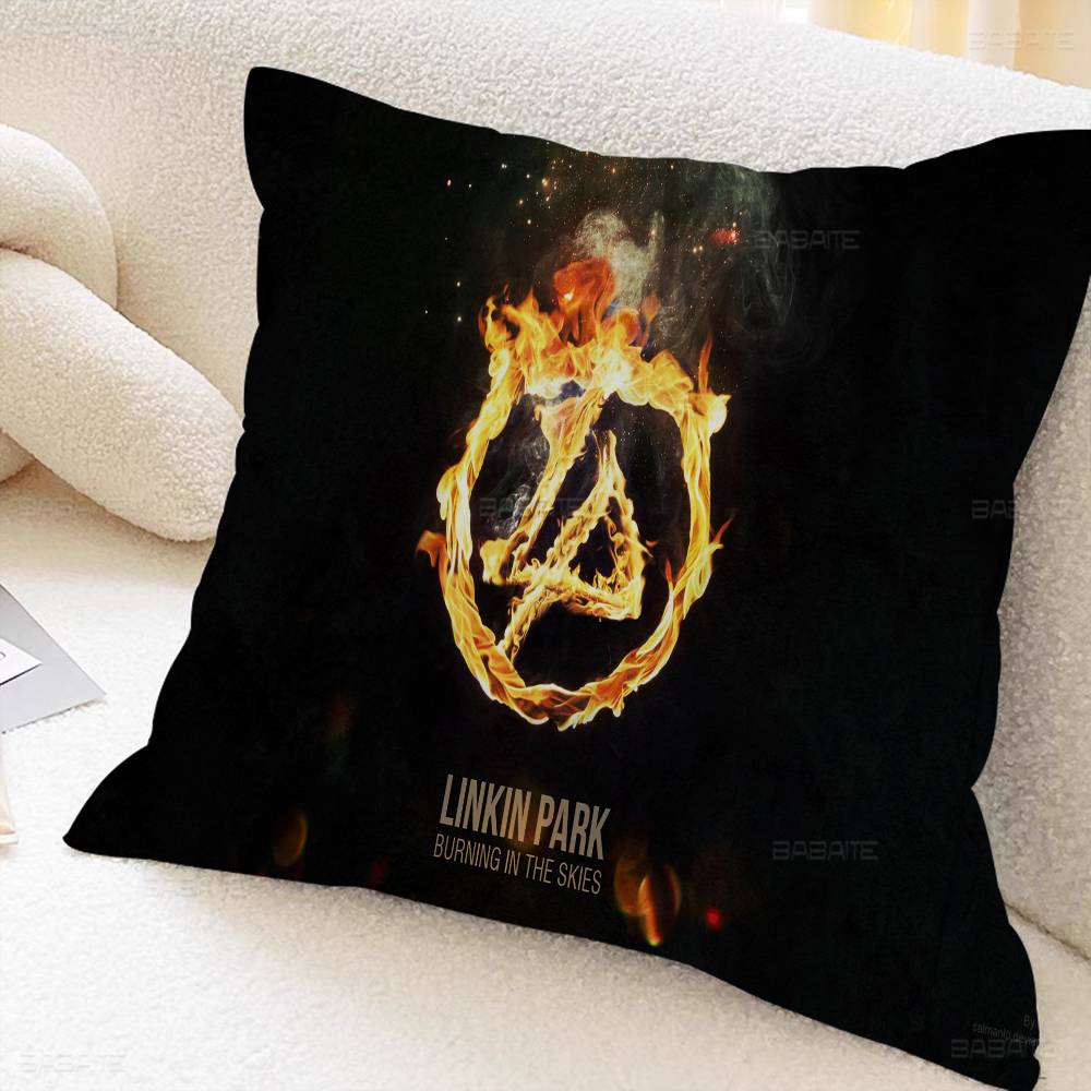 Band L-Linkin Cool P-park Cushion Cover Inches Farmhouse Decor Home Throw Pillow Covers for Couch Decorations