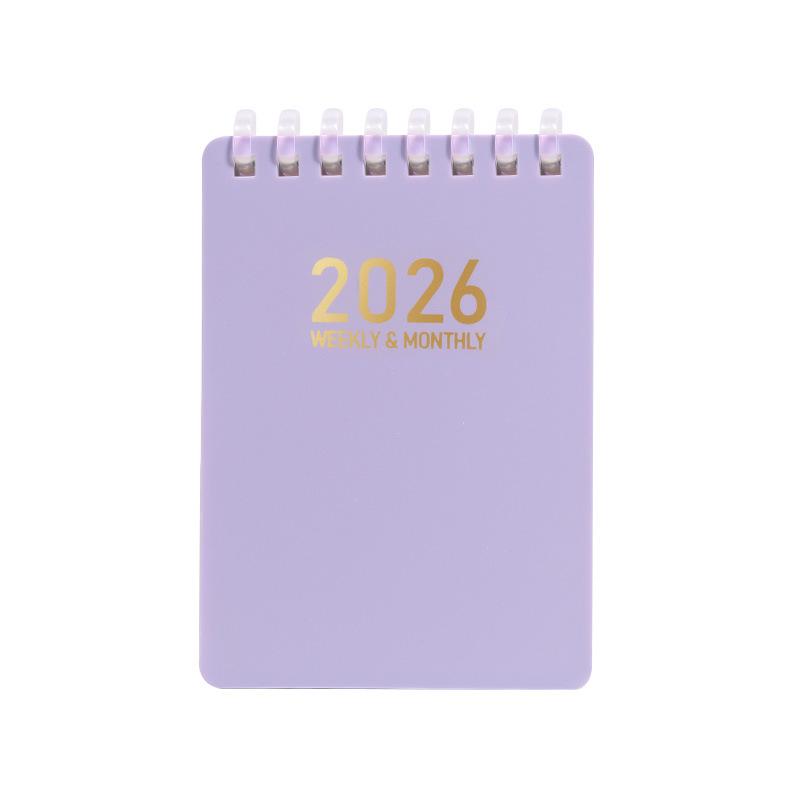 2026 A7PP Pocket Coil Daily Planner Notebook