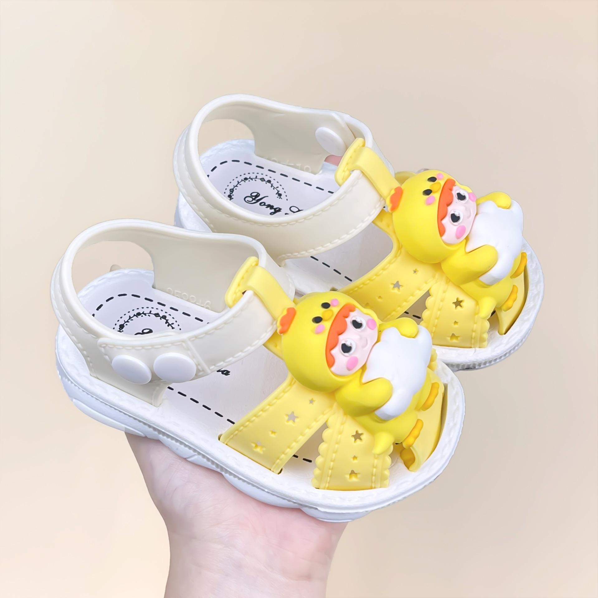 

New Summer Children s Shoes for Girls, Soft Sole, Non-Slip, Closed-Toe, Toddler Baby Walking Shoes 21-25Code（No free shipp